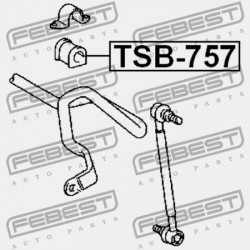 ELSŐ STABILIZÁTOR PERSELY TOYOTA COROLLA/FIELDER CE121,NZE12,ZZE12 2000.08-2006.09 JP 48815-13040