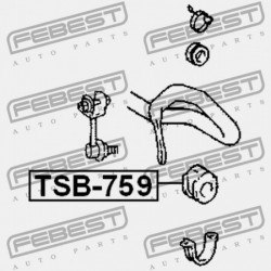 ELSŐ STABILIZÁTOR PERSELY TOYOTA LITE/TOWNACE NOAH,V CR4,5,KR4,52,SR40,50 1996.10-2007 48815-28030
