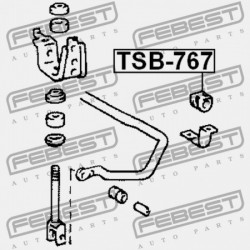 HÁTSÓ STABILIZÁTOR PERSELY TOYOTA LAND CRUISER 100 HDJ100,UZJ100 1998.01-2007.08 EU 48815-26250