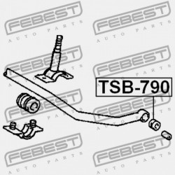 ELSŐ STABILIZÁTOR PERSELY TOYOTA HIACE/REGIUSACE KZH1,LH1,RZH1,TRH1 1989.08-2005.01 JP 90385-13004