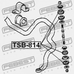 AZ ELSŐ STABIL RÚD PERSELYE. TOYOTA VITZ NCP1,SCP1 1999.01-2005.01 JP 48817-52010