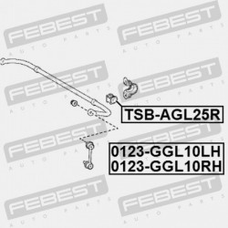 HÁTSÓ STABILIZÁTOR PERSELY LEXUS RX450H/350200T AGL2,GGL25,GYL25 2015.09- EU 48818-48110