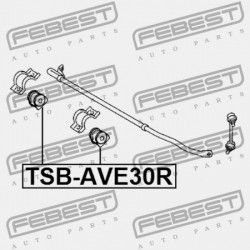 HÁTSÓ STABILIZÁTOR PERSELY LEXUS IS2/3 ASE30,AVE3,GSE3 2013.04- JP 48818-53100