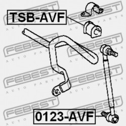 ELSŐ STABILIZÁTOR PERSELY TOYOTA AVENSIS AZT25 2003.07-2008.11 JP 48815-02110