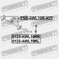 HÁTSÓ STABILIZÁTOR PERSELY KÉSZLET LEXUS GS/GS HYBRID ARL10,AWL10,GRL1,GWL10 2012.01- GR 48805-30070