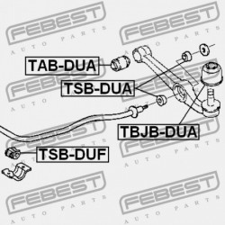 ELSŐ STABILIZÁTOR PERSELY TOYOTA DUET M100A,M101A,M110A,M111A 1998.09-2004.05 JP 48815-97401