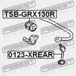 HÁTSÓ STABILIZÁTOR PERSELY TOYOTA MARK X GRX130 2011.12- GR 48818-30210
