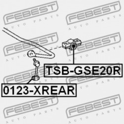 HÁTSÓ STABILIZÁTOR PERSELY KÉSZLET LEXUS IS250/350 GSE2 2005.08-2013.04 US 48805-53010