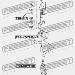 ELSŐ STABILIZÁTOR PERSELY TOYOTA DYNA/TOYOACE KDY2,LY2,RZY2,TRY2 2001.07- JP 48815-25050