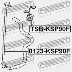 ELSŐ STABILIZÁTOR PERSELY TOYOTA SIENTA NCP175,NHP170,NSP17 2015.06- JP 48815-0D100