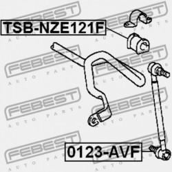 ELSŐ STABILIZÁTOR PERSELY TOYOTA COROLLA/FIELDER CE121,NZE12,ZZE12 2000.08-2006.09 JP 48815-12310