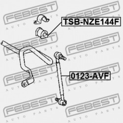 ELSŐ STABILIZÁTOR PERSELY TOYOTA WILL VS NZE127,ZZE12 2001.04-2004.04 JP 48815-13050