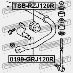 HÁTSÓ STABILIZÁTOR PERSELY TOYOTA LAND CRUISER PRADO GRJ12,KDJ12,RZJ12,TRJ12,VZJ12 2002 48815-10090