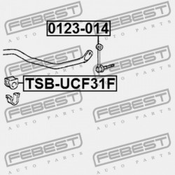 ELSŐ STABILIZÁTOR PERSELY TOYOTA CELSIOR UCF3 2000.08-2006.08 JP 48815-50180