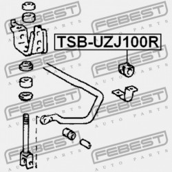 HÁTSÓ STABILIZÁTOR PERSELY TOYOTA LAND CRUISER 100 HDJ100,UZJ100 1998.01-2007.08 EU 48815-60140