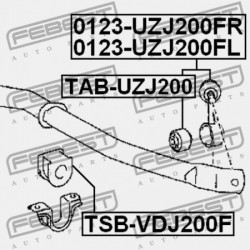 ELSŐ STABILIZÁTOR PERSELY TOYOTA LAND CRUISER URJ202,UZJ200,VDJ200 2007.09- EU 48815-60250
