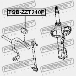 ELSŐ STABILIZÁTOR PERSELY TOYOTA WISH ZGE2 2009.09- GR 48815-20290