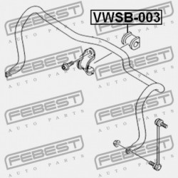 ELSŐ STABILIZÁTOR PERSELY VOLKSWAGEN TRANSPORTER 7H 2003-2010 MEX 7H0411313