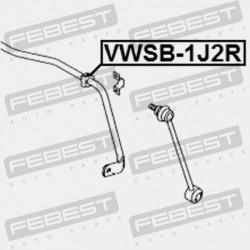 HÁTSÓ STABILIZÁTOR PERSELY AUDI A6 1998-2005 MEX 8D0511327D