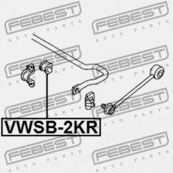HÁTSÓ STABILIZÁTOR PERSELY VOLKSWAGEN CADDY 2011-2015 MEX 2K3511413