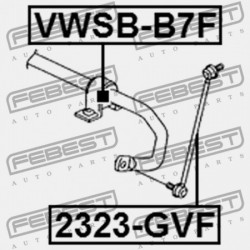 ELSŐ STABILIZÁTOR PERSELY AUDI Q3 2012- 3C0411303AA