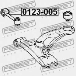 ELÜLSŐ STABILIZÁTORKILINCS TOYOTA AVENSIS AT22,AZT220,CDT220,CT220,ST220,ZZT22 1997.10- 48650-20021