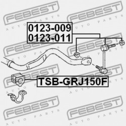 BAL ELSŐ STABILIZÁTORKILINCS TOYOTA LAND CRUISER PRADO GRJ12,KDJ12,RZJ12,TRJ12,VZJ12 2002 48810-60040