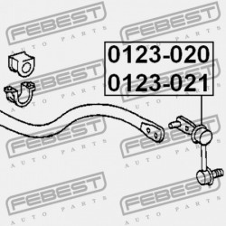 BAL ELSŐ STABILIZÁTORKILINCS TOYOTA CROWN/CROWN MAJESTA GS151,JZS15,LS151,UZS15 1995.08-2 48810-30010