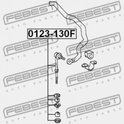ELÜLSŐ STABILIZÁTORKILINCS TOYOTA HILUX KZN130,LN8,10,112,13,VZN130,YN8,10,130 1988.09- 48820-35010