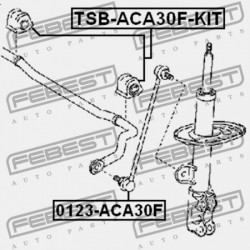 ELÜLSŐ STABILIZÁTORKILINCS TOYOTA RAV4 ACA3,ALA3,GSA33,ZSA3 2005.11-2012.12 GR 48820-42030