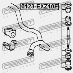 ELÜLSŐ STABILIZÁTORKILINCS TOYOTA CORSA/TERCEL EL5,NL50 1994.09-1999.07 JP 48819-10010