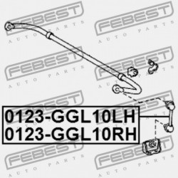 BAL HÁTSÓ STABILIZÁTORKILINCS TOYOTA ALPHARD/VELLFIRE/HV AGH30,AYH30,GGH30 2015.01- GR 48803-48010