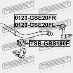 JOBB ELSŐ STABILIZÁTORKILINCS TOYOTA MARK X GRX13 2009.10- JP 48820-53010
