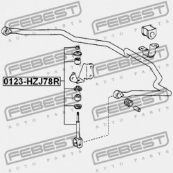 HÁTSÓ STABILIZÁTORKILINCS TOYOTA LAND CRUISER 100 HDJ100,UZJ100 1998.01-2007.08 EU 48802-60090