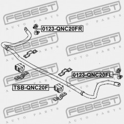 JOBB ELSŐ STABILIZÁTORKILINCS TOYOTA PASSO KGC1,QNC10 2004.05-2010.02 JP 48821-B1010
