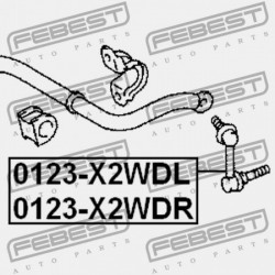 JOBB ELSŐ STABILIZÁTORKILINCS TOYOTA CROWN GRS182 2004.11-2008.02 GR 48820-30090