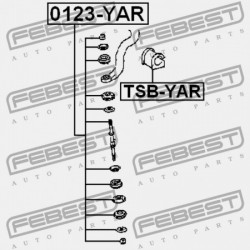 ELÜLSŐ STABILIZÁTORKILINCS TOYOTA VITZ NCP1,SCP1 1999.01-2005.01 JP 48819-52010