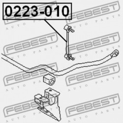 ELÜLSŐ STABILIZÁTORKILINCS NISSAN TERRANO R50 1995.09-2002.08 JP 54618-0W001