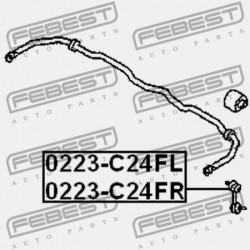 JOBB ELSŐ STABILIZÁTORKILINCS NISSAN SERENA C24 1999.06-2005.05 JP 54618-4N001