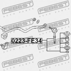 ELSŐ STABILIZÁTORKILINCS NISSAN STAGEA WC34 1996.09-2001.03 JP 54618-56S11