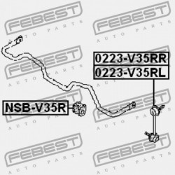 BAL HÁTSÓ STABILIZÁTORKILINCS NISSAN 350Z Z33 2002.06-2008.10 US 54668-EG010