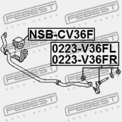 BAL ELSŐ STABILIZÁTORKILINCS NISSAN Q70/M Y51 2012.01-GR 54668-JK02B