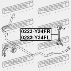 STABILIZÁTORKILINCS ELÖL JOBBRA VISSZAVONT 54618-AG001
