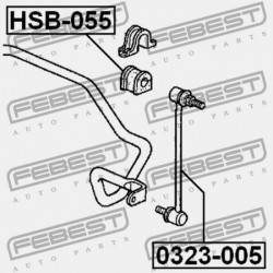 HONDA PILOT YF1 2003-2007 HONDA PILÓTA YF1 ELSŐ STABILIZÁTORKILINCS US 51320-S0X-C01