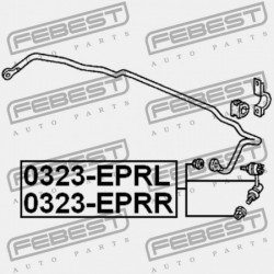 BAL HÁTSÓ STABILIZÁTORKILINCS HONDA STREAM ALMAS RN1 2001-2006 JP 52321-S5T-J01