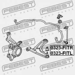 BAL ELSŐ STABILIZÁTORKILINCS HONDA FIT ALMAS GD1 2002-2008 JP 51321-SAA-003
