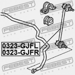 BAL ELSŐ STABILIZÁTORKILINCS HONDA AIRWAVE GJ1 JP 51321-SLA-003