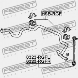JOBB ELSŐ STABILIZÁTORKILINCS NISSAN MURANO Z50 2002.09-2007.10 CA 54618-CA000