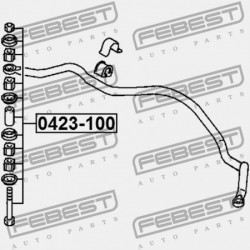 HÁTSÓ STABILIZÁTORKILINCS MITSUBISHI LANCER/MIRAGE CA-CE 1991.07-1996.08 JPN MB241974