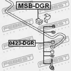 HÁTSÓ STABILIZÁTORKILINCS MITSUBISHI CARISMA DA1-6A 1995.05-2003.12 EUR/NEDCAR MR465000